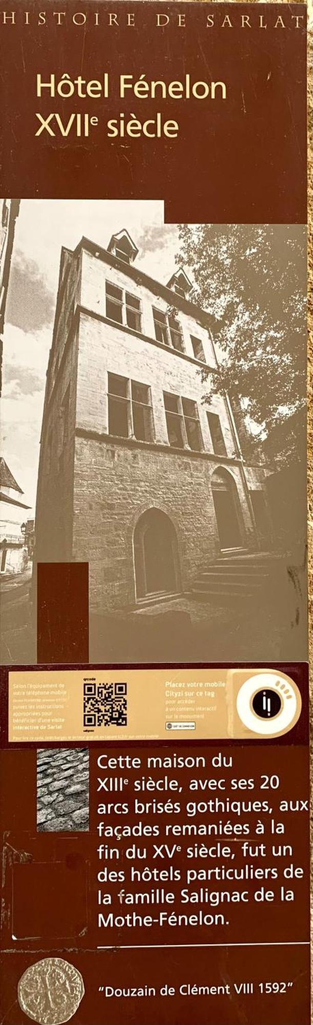 Hotel Particulier Fenelon - Xiiie Sarlat-la-Canéda Exteriér fotografie